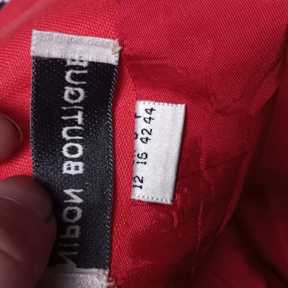 VINTAGE NIPON BOUTIQUE Linen Dress w/Caged Back - Picture 6 of 7